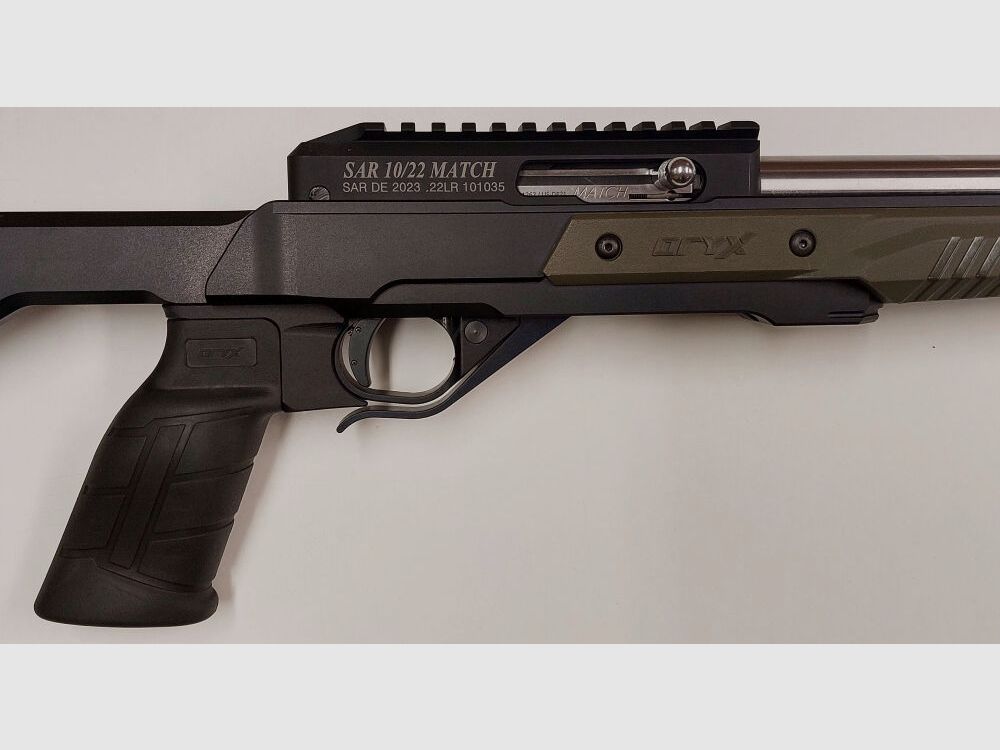 Schwaben Arms GmbH - Neuheit - SAR 10/22 MATCH Selbstladebüchse, Kaliber .22L.R., mit Bullbarrel und MDT ORYX Schaft