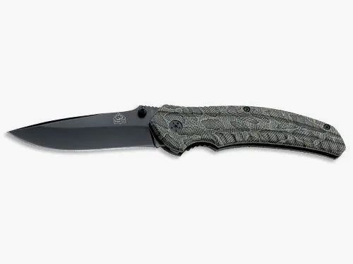 PUMA TEC Einhandmesser (Aluminium mit Clip)