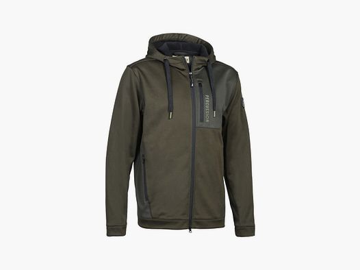 Sweat zippé Percussion Kaki