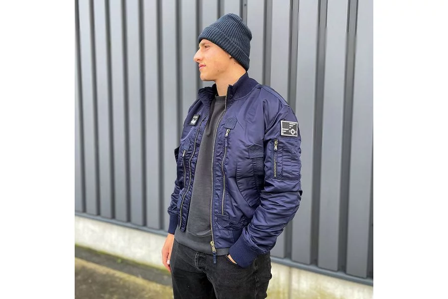 F-35 flight jacket Fostex Garments – navy blue, image 20 of 24