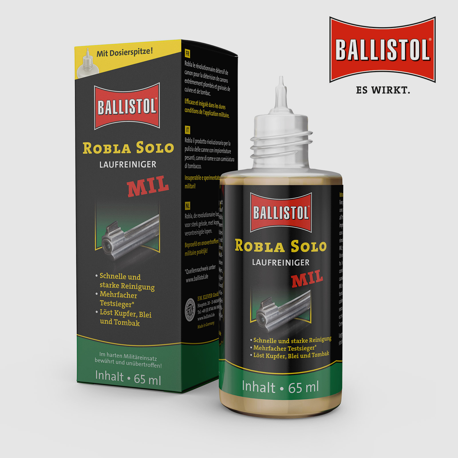 Robla Solo MIL Laufreiniger, 65 ml.