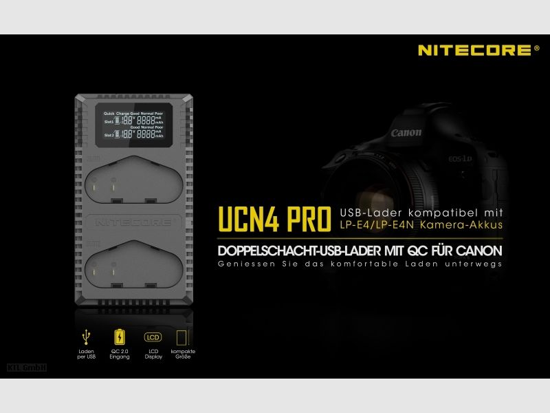 Nitecore UCN4 PRO - para cámaras Canon, imagen 2 de 11