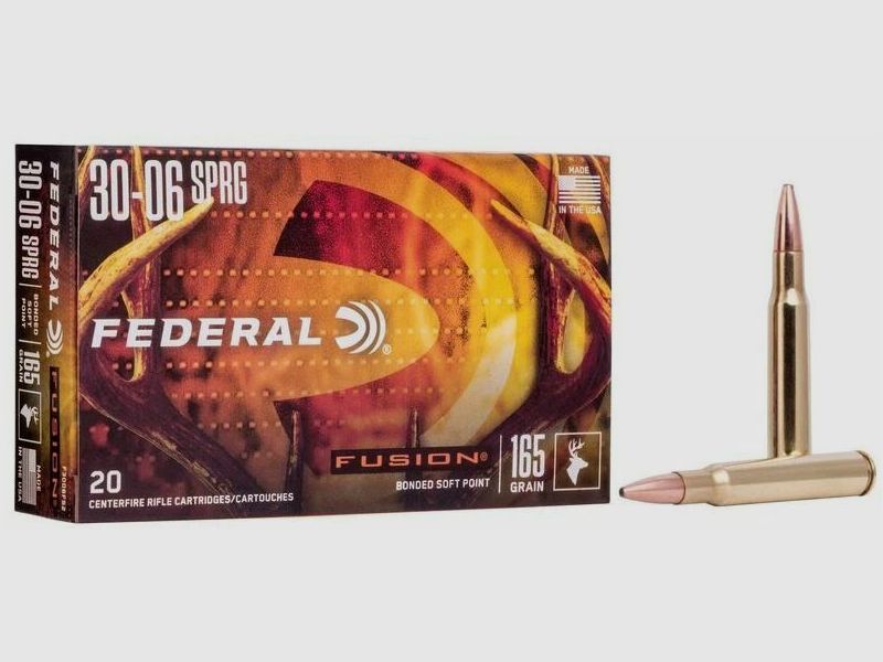 Federal Fusion 10,7g/165grs à20 .30-06Spring