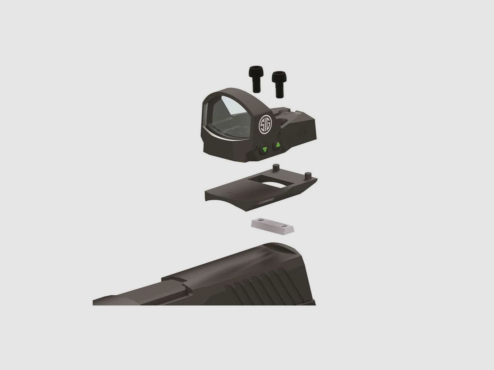 Sig Sauer ROMEO 1 Montage Kit Keymod Systeme