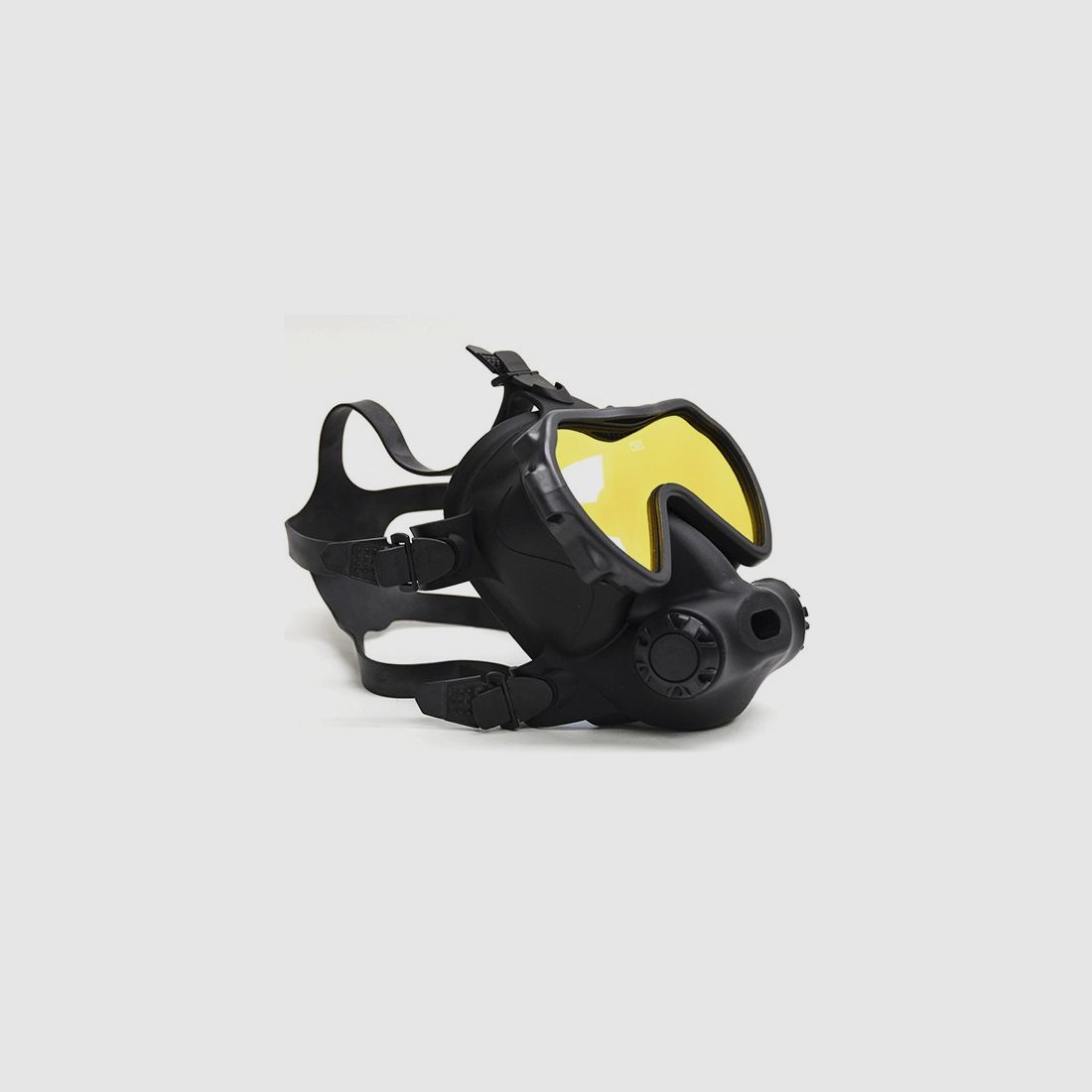 OTS SPECTRUM VOLLGESICHTSMASKE SCHWARZ MIT BESCHICHTETEM GLAS