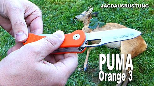 Jagdtaschenmesser PUMA IP ORANGE 3 - JAGD TOTAL