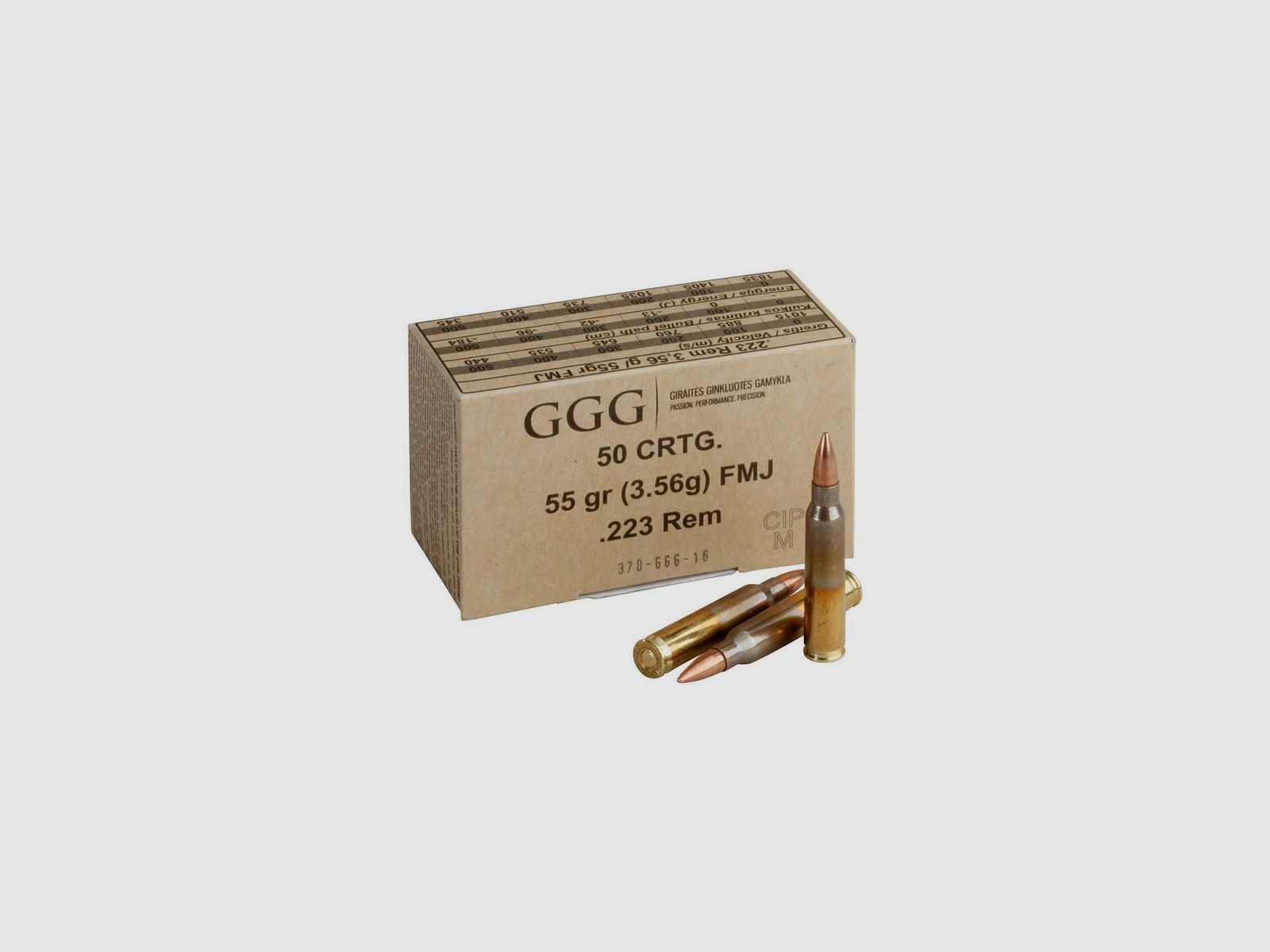 GGG FMJ - .223 Rem. - 55 grs.