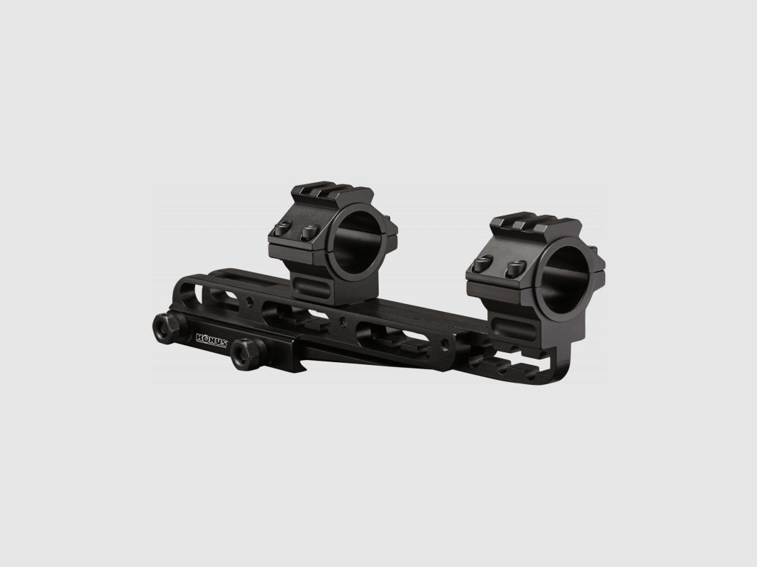 Konus Cantilever Montage Ø 25,4 und 30 mm für Weaver und Picatinny Schiene verstellbar