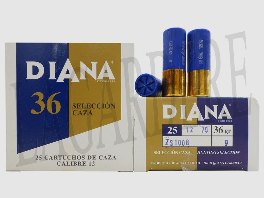 SAGA DIANA 36 Nr. 9 (Patronen für Schrot)