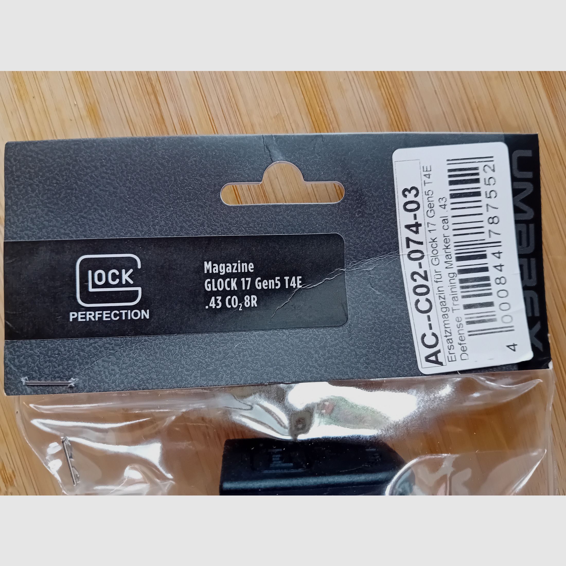 Magazin für Glock 17 Gen.5  T4E  .43