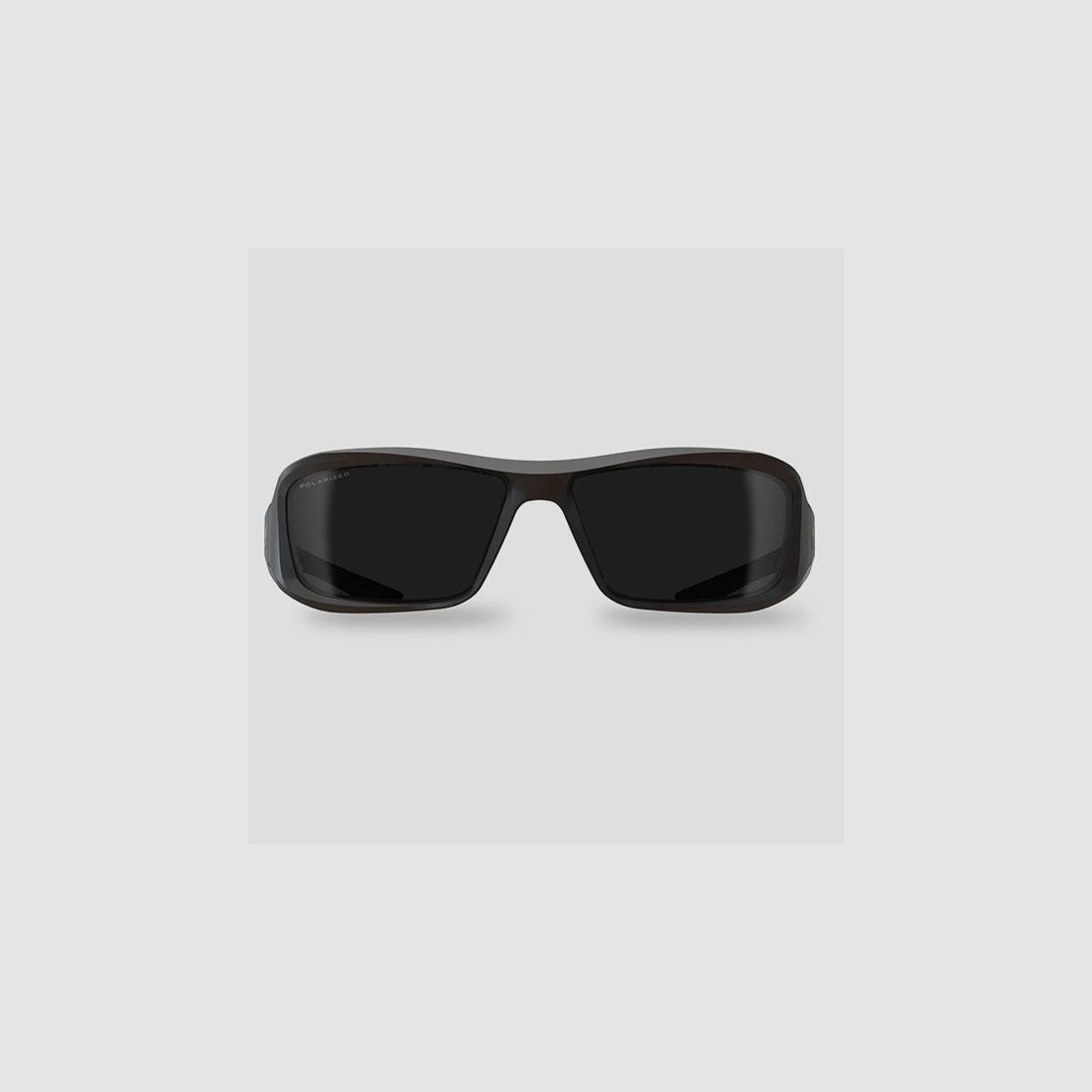 Sonnenbrille HAMEL, Soft Touch Matte Black Thin Temple Frame Polarizes Smoke Vapor Shield Lens (TXH716VS-TT), Bild 2 von 6