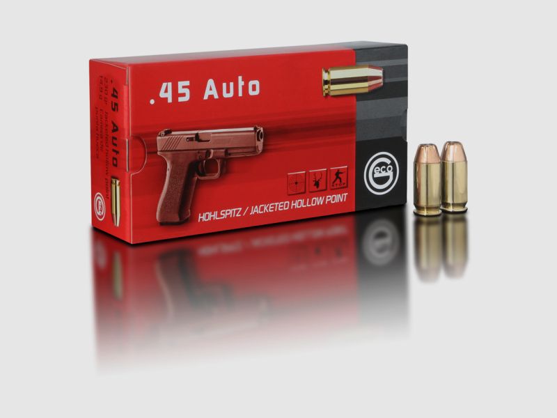 Geco .45 ACP, hollow point, 230grs