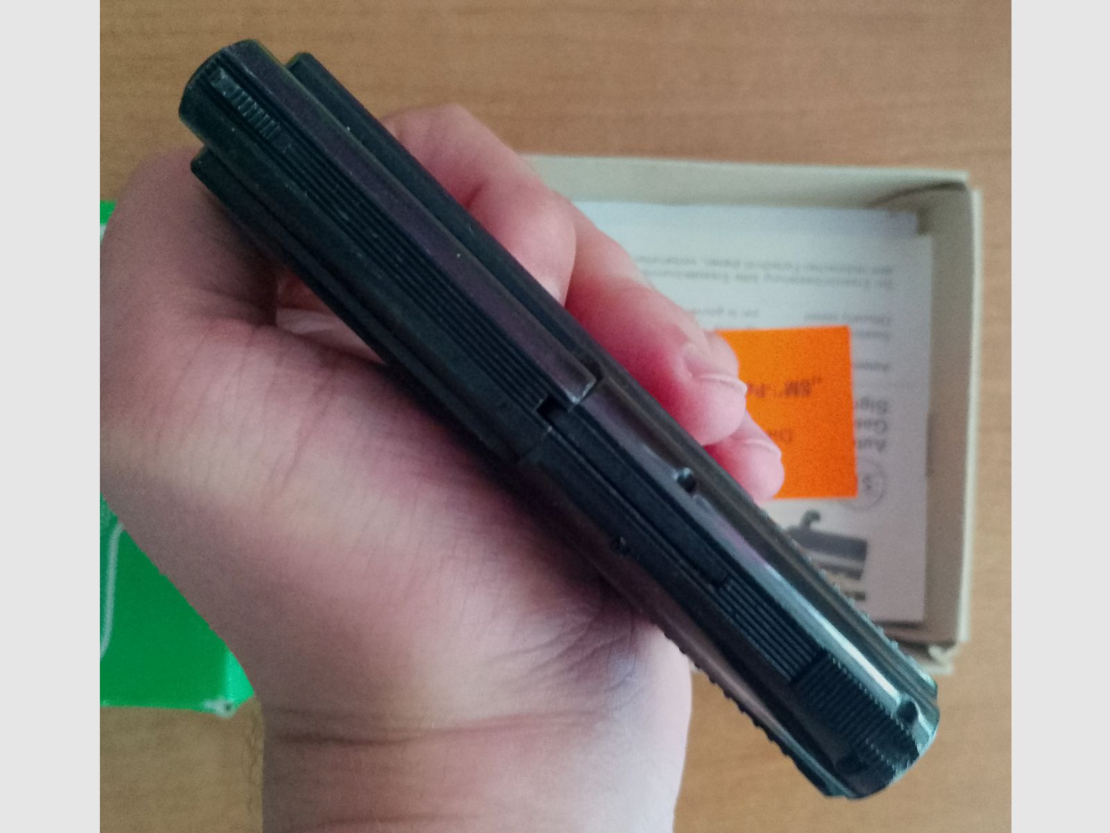 Alte Rhöner SM 15 Kal. 8 mm Knall im PTB 83/2 mit Verpackung!, Bild 3 von 8
