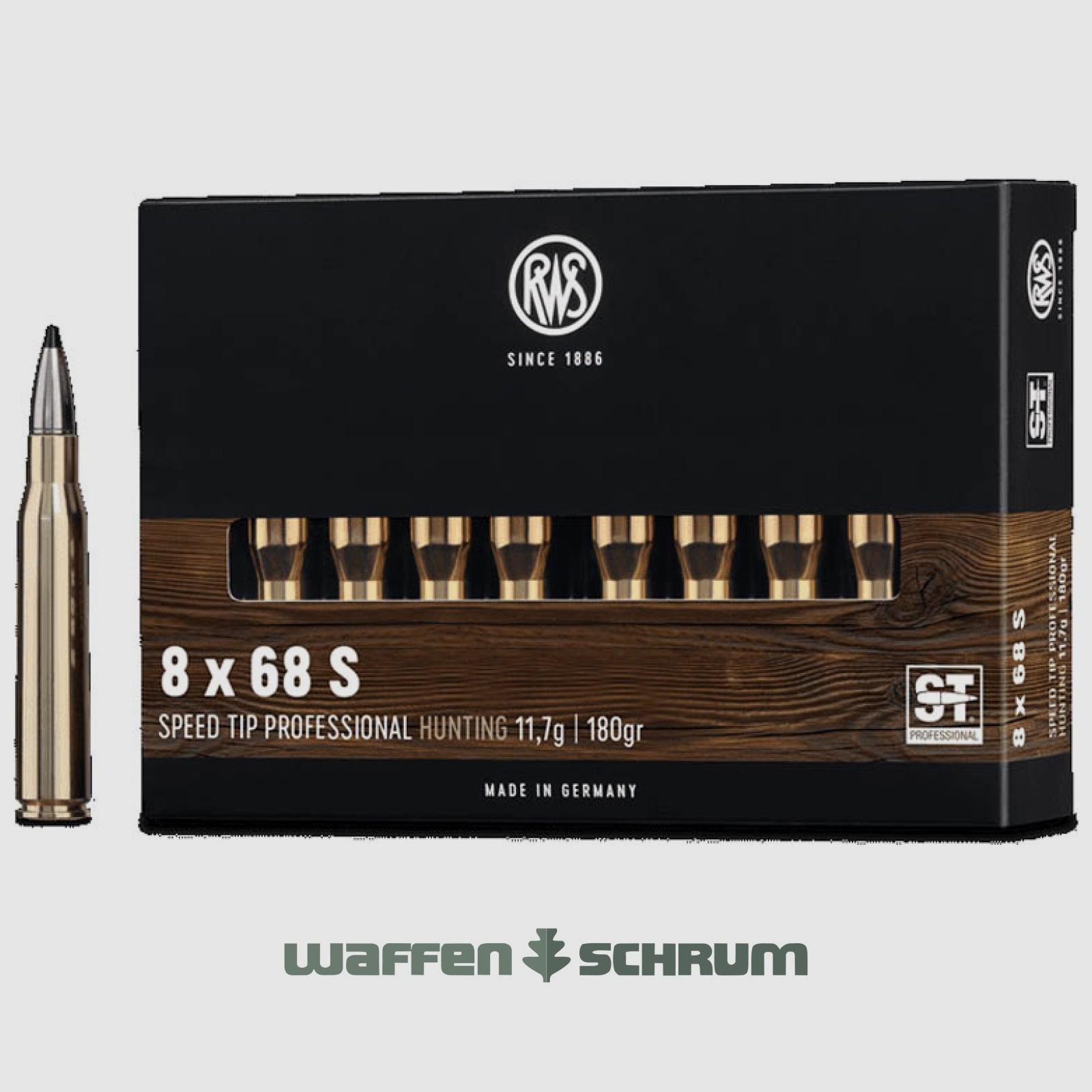 RWS Speed Tip Pro 11,7g - 180gr 8x68S
