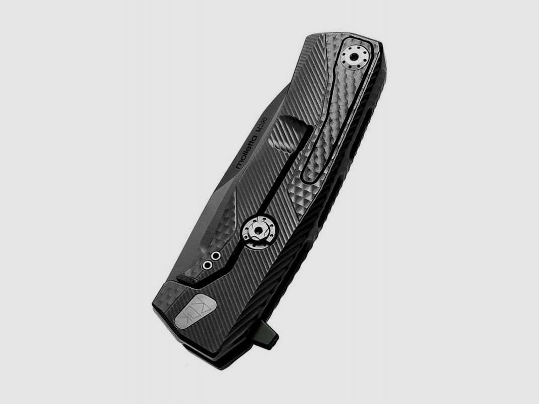 Lionsteel ROK Taschenmesser Aluminium, schwarz