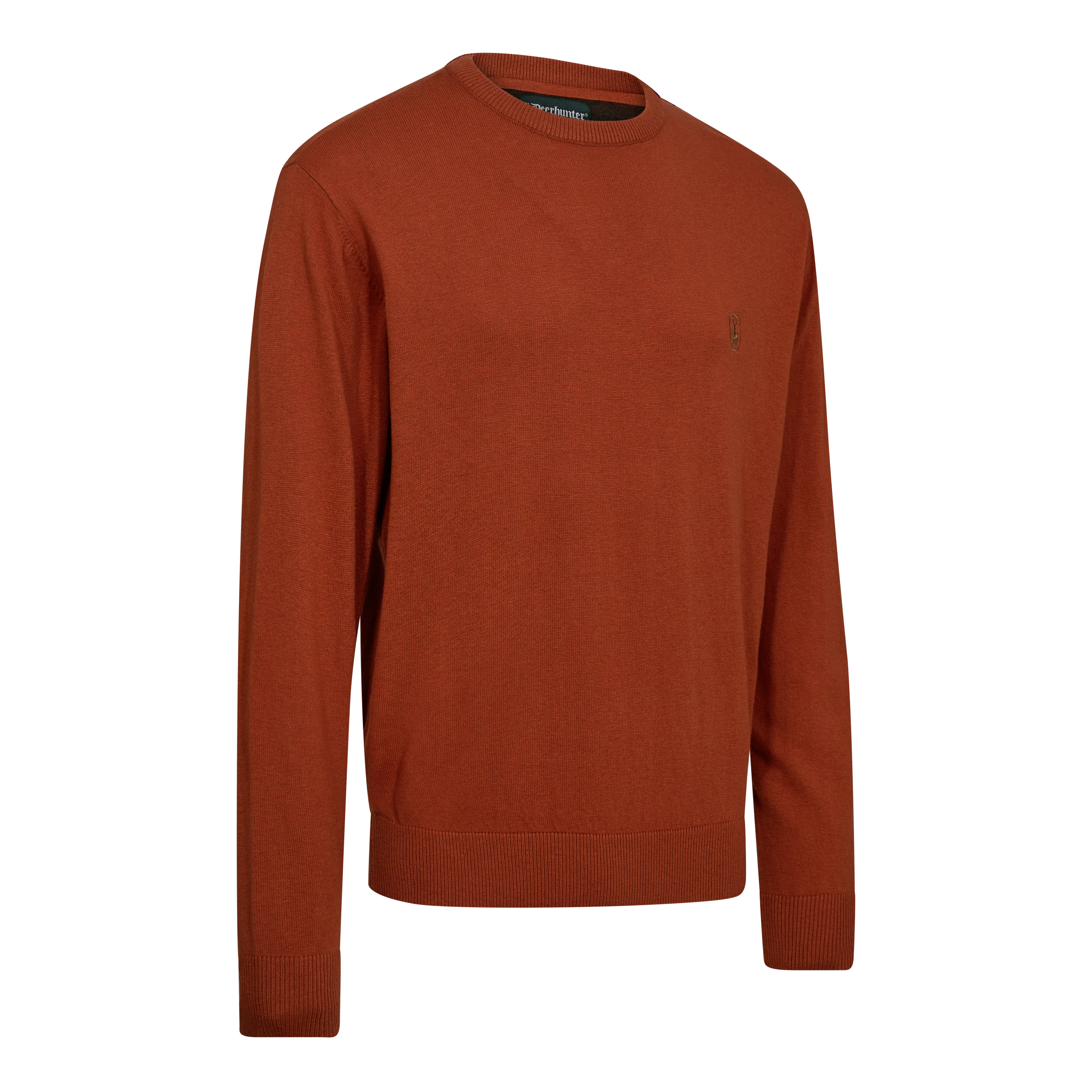 Harrington pull à col rond - Oak Rust Melange