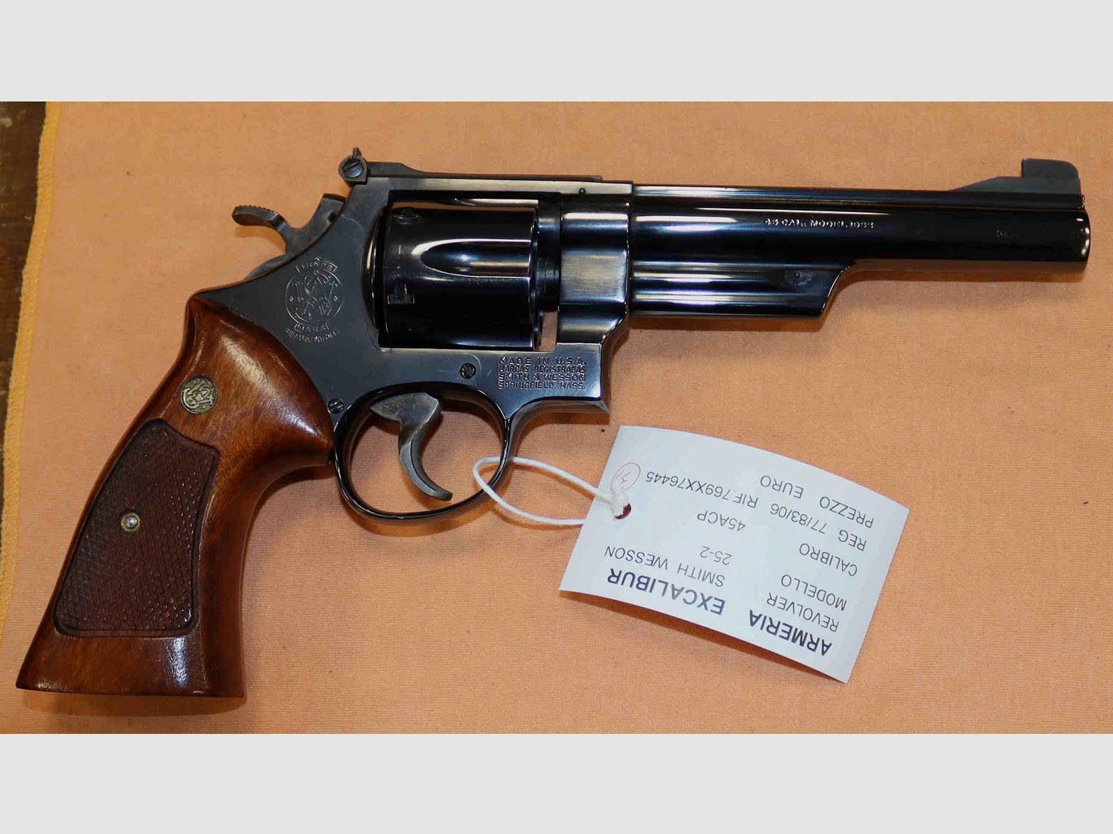 Revolver Smith & Wesson Model 25-2 Barrel 6" Caliber 45 LC, image 4 of 8