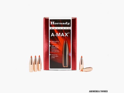 HORNADY – GESCHOSSE – A-MAX 22 KAL .224″ 75GR DRALL 1-8″ MENGE 100