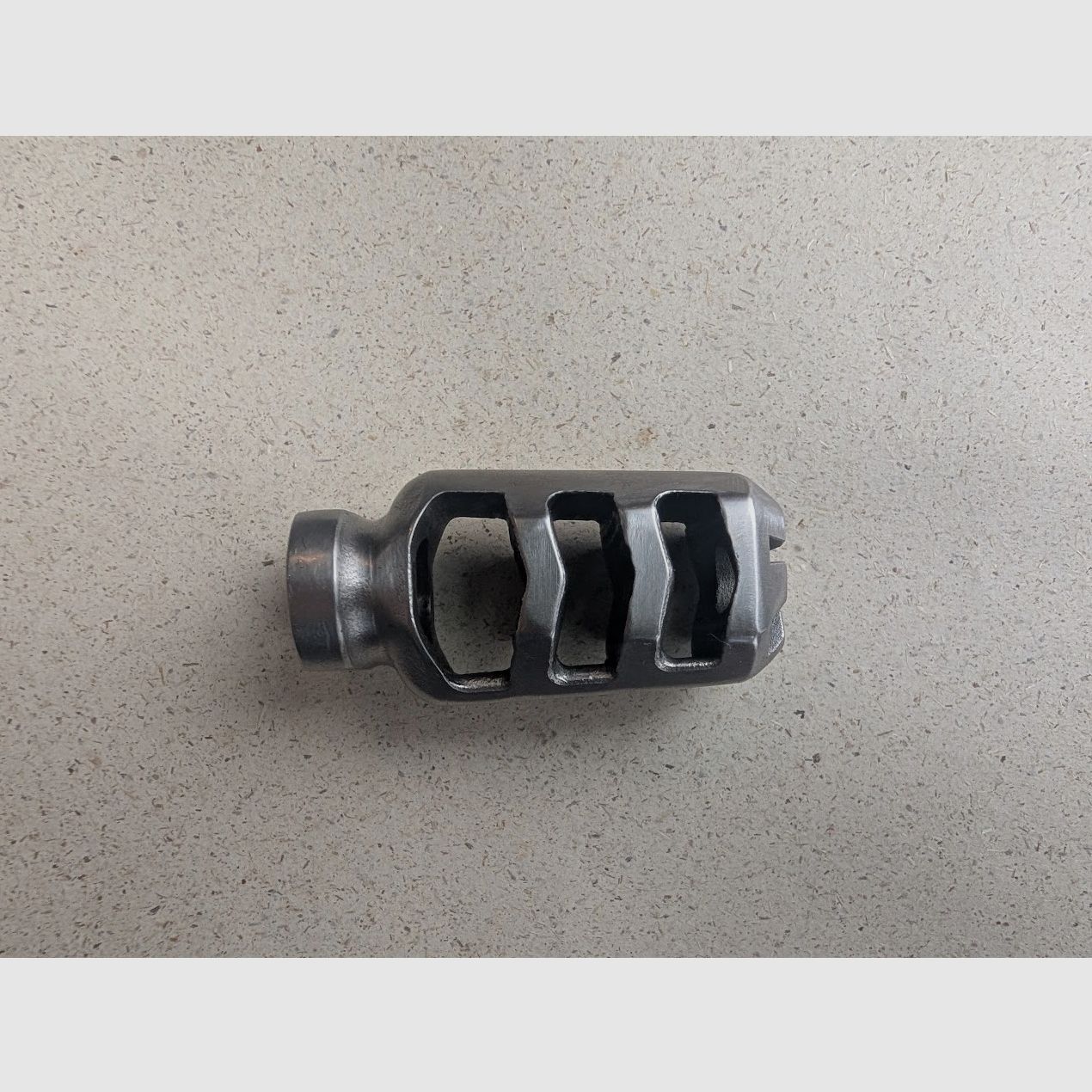 .223 muzzle flash suppressor / muzzle brake made of titanium ultra-light