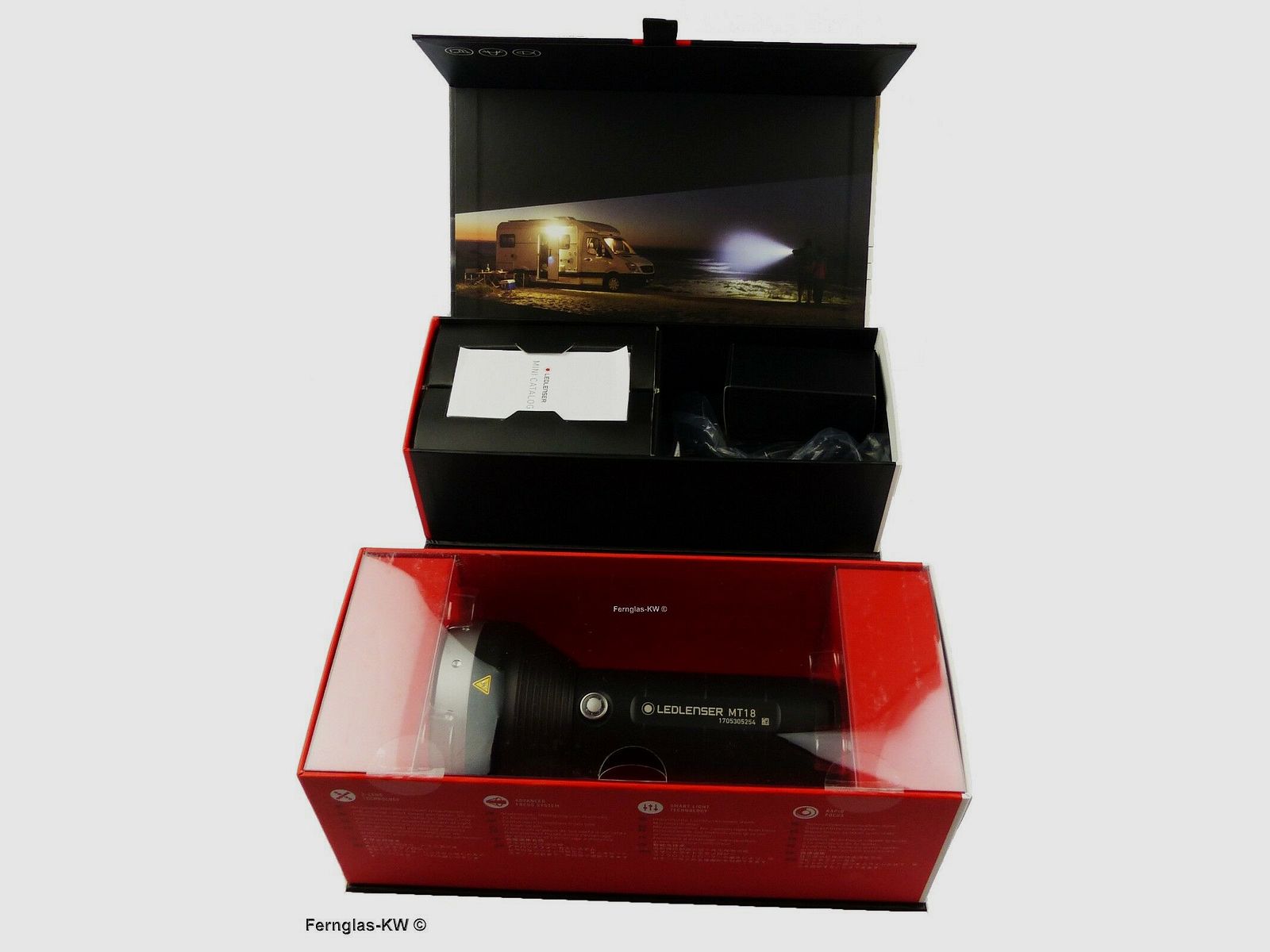 Ledlenser 500847 Geschenk Box LED Akku Taschenlampe MT18 Leuchtkraft 3000 Lumen