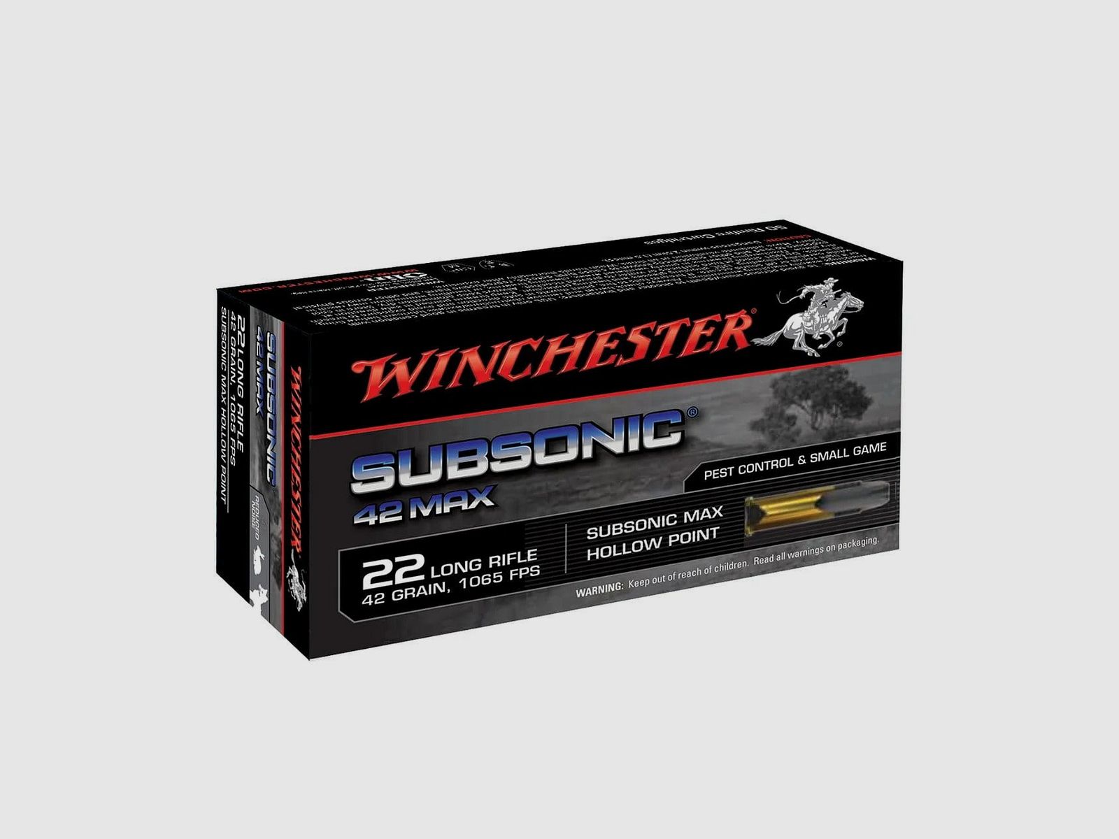 Winchester Subsonic 42 Max Kal. .22 lfb - 50 Stk