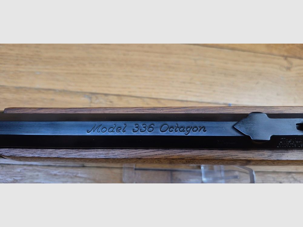 Rarissima carabina a leva Marlin 336 Modello » Octagon » – Cal. .30-30 – Raro marchio « JM » – Armi di qualità Marlin prima del fallimento! – Superba lavorazione del 1972 con canna pesante ottagonale – Solo 2.414 esemplari! – Regolazioni da sogno – Assoluto oggetto da collezione! Eccellente stato! – TBE++, immagine 1 di 40