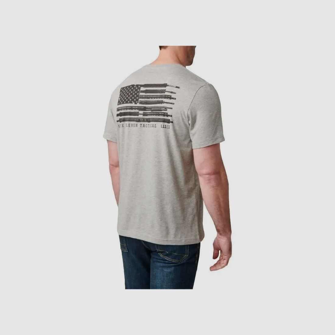 Barrel Banner Tee (Heather Grey) Large, image 3 sur 4