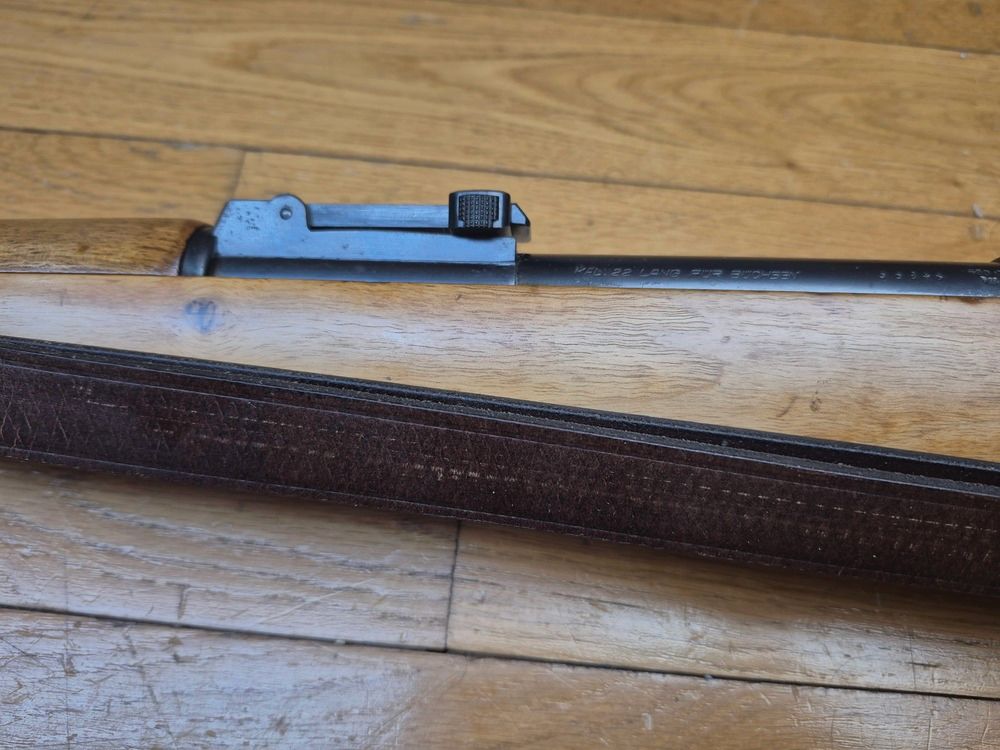 Exceptionnelle carabine d&rsquo;entrainement DSM 34 du III° Reich – 22LR – Bois fruitier et rare attribution au N.S.D.M.B. – Modèle Mauser de 1936 – Mono-matricule – État superbe – TBE++, image 37 sur 40