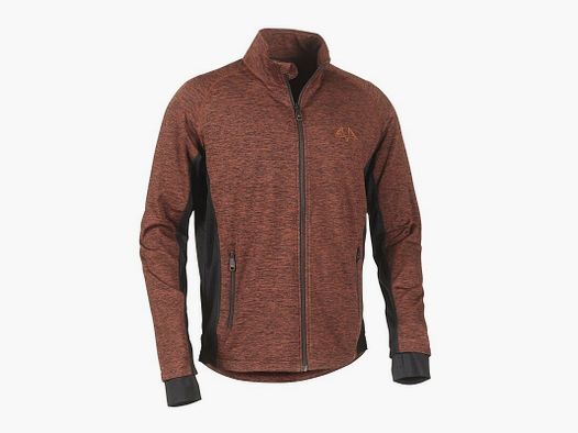 Swedteam Herren Stretch-Fleecejacke Lynx Dark Orange