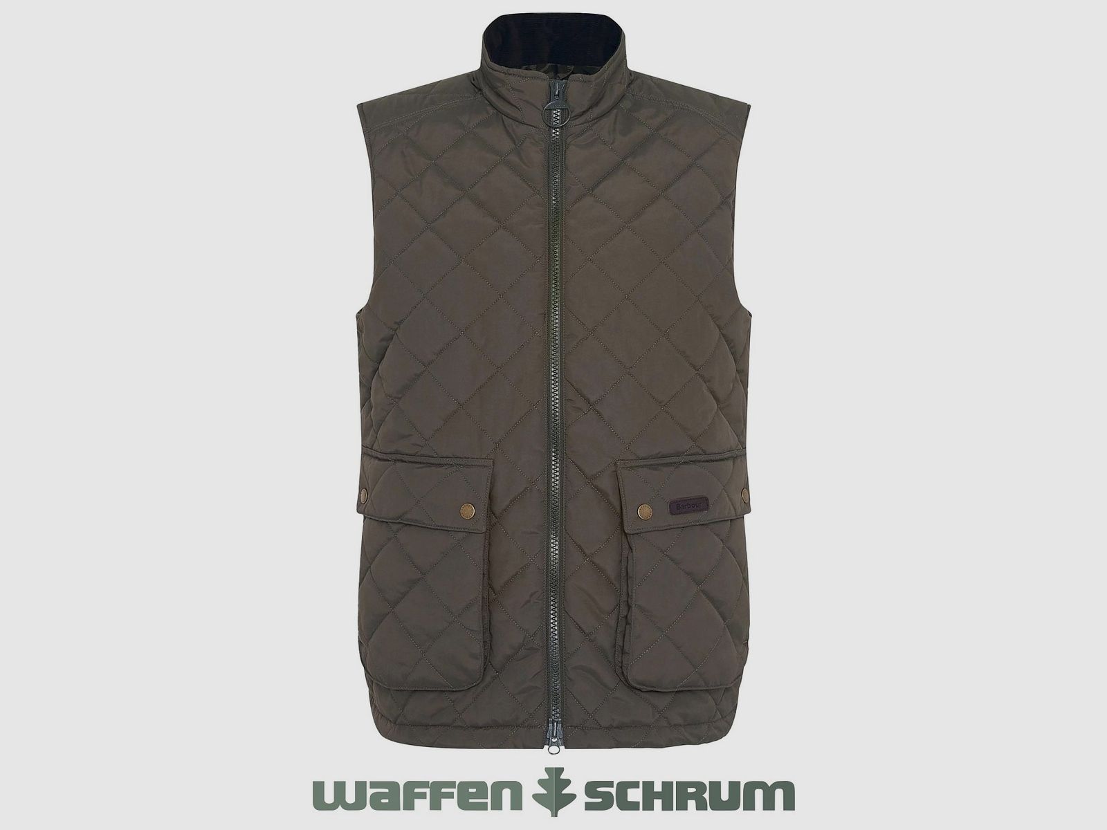 Barbour vest Fernwood Donkergroen