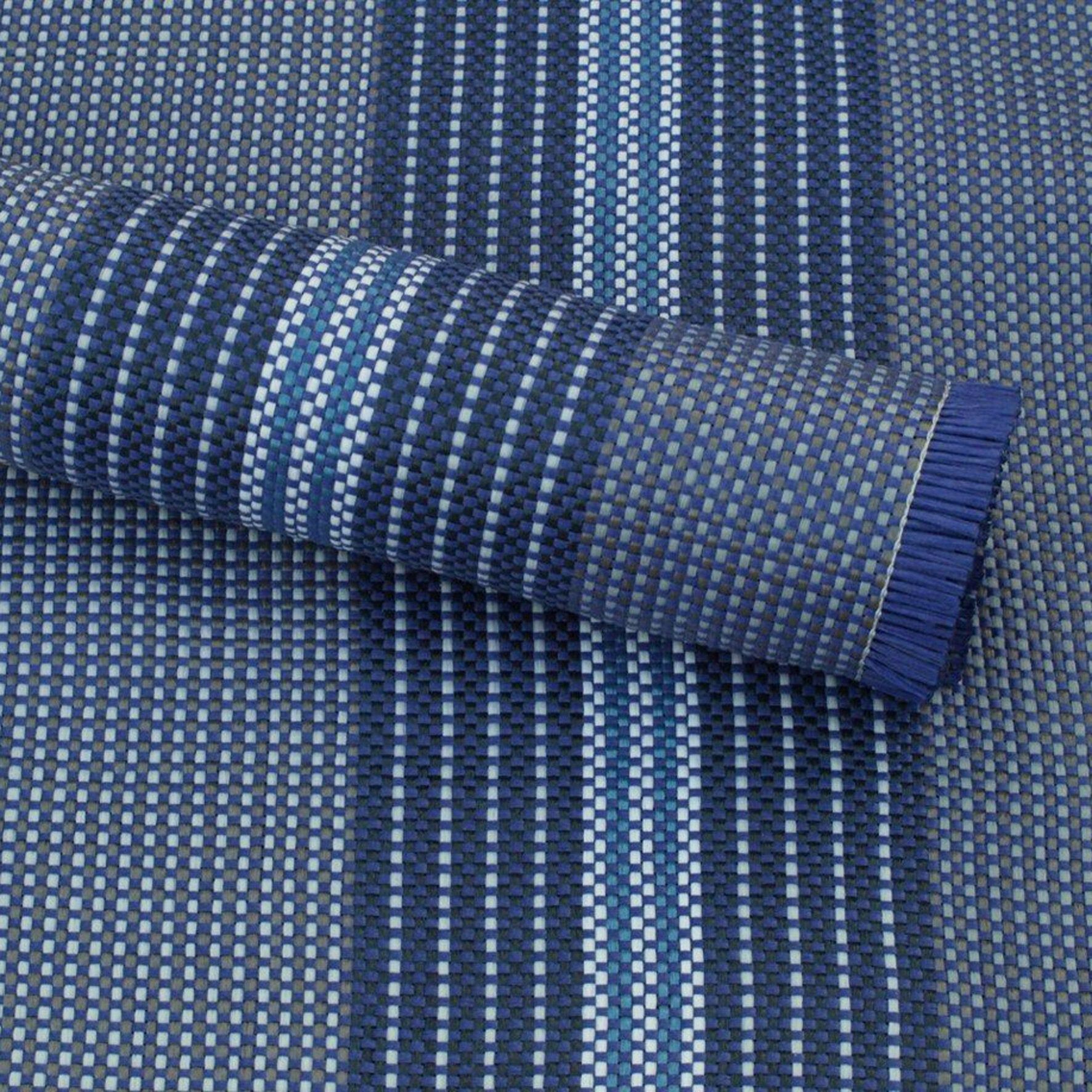 Alfombra de tienda Premium azul, 450 cm