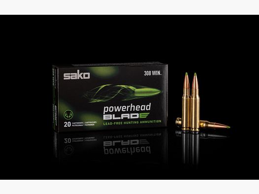 Sako Powerhead Blade Kal. 375H-H Mag bleifrei - Box mit 20 Stück