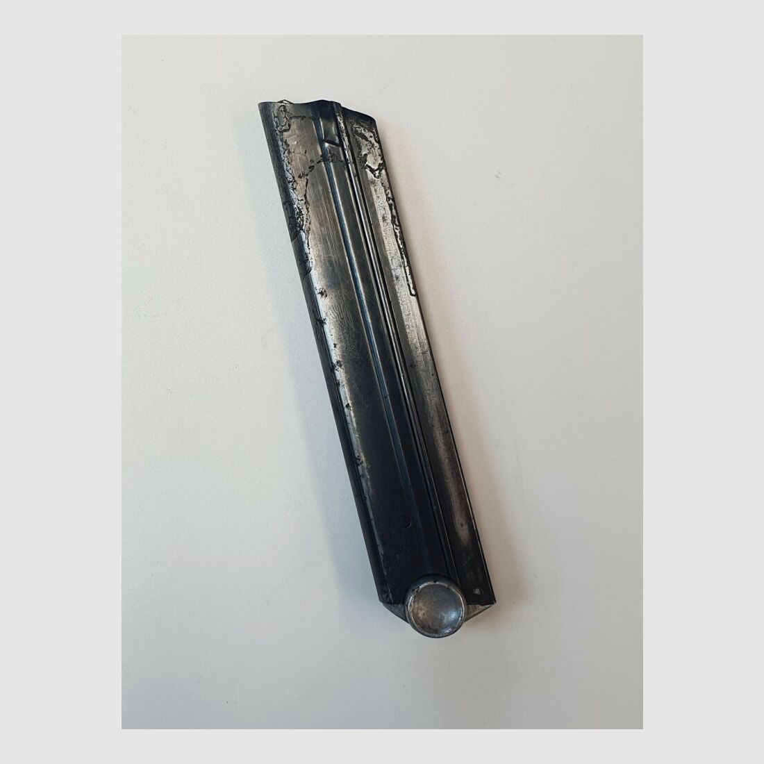 MAUSER-WERKE Oberndorf GmbH Originalmagazin für Pistole Mauser P08 - 9mmLuger - 8 Schuss - WaA Abnahmestempel