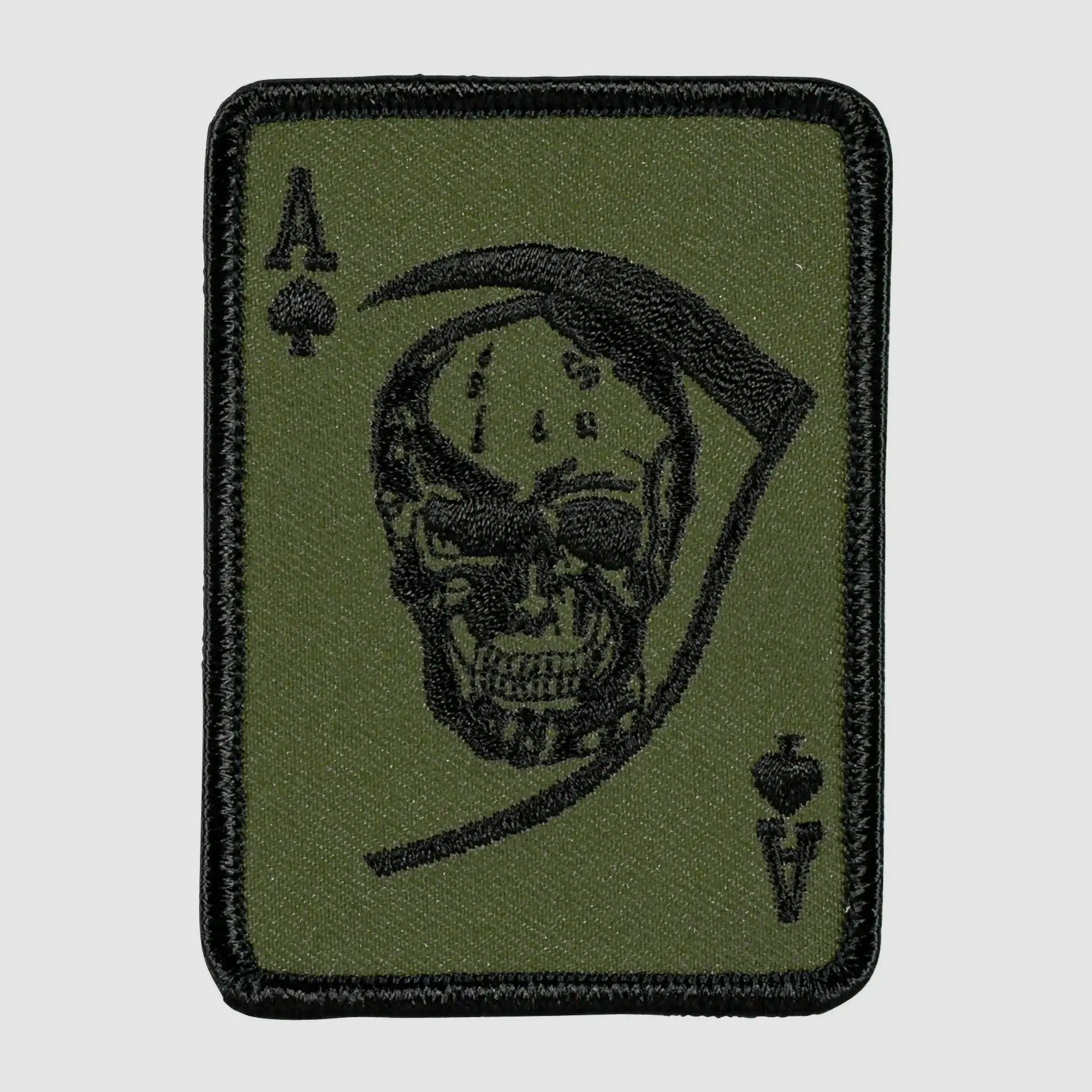 Oryginalna odznaka Bundeswehry US Textile Death Ace oliwkowy