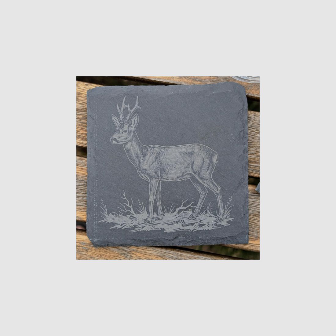 Hunting-themed slate coasters for hunters