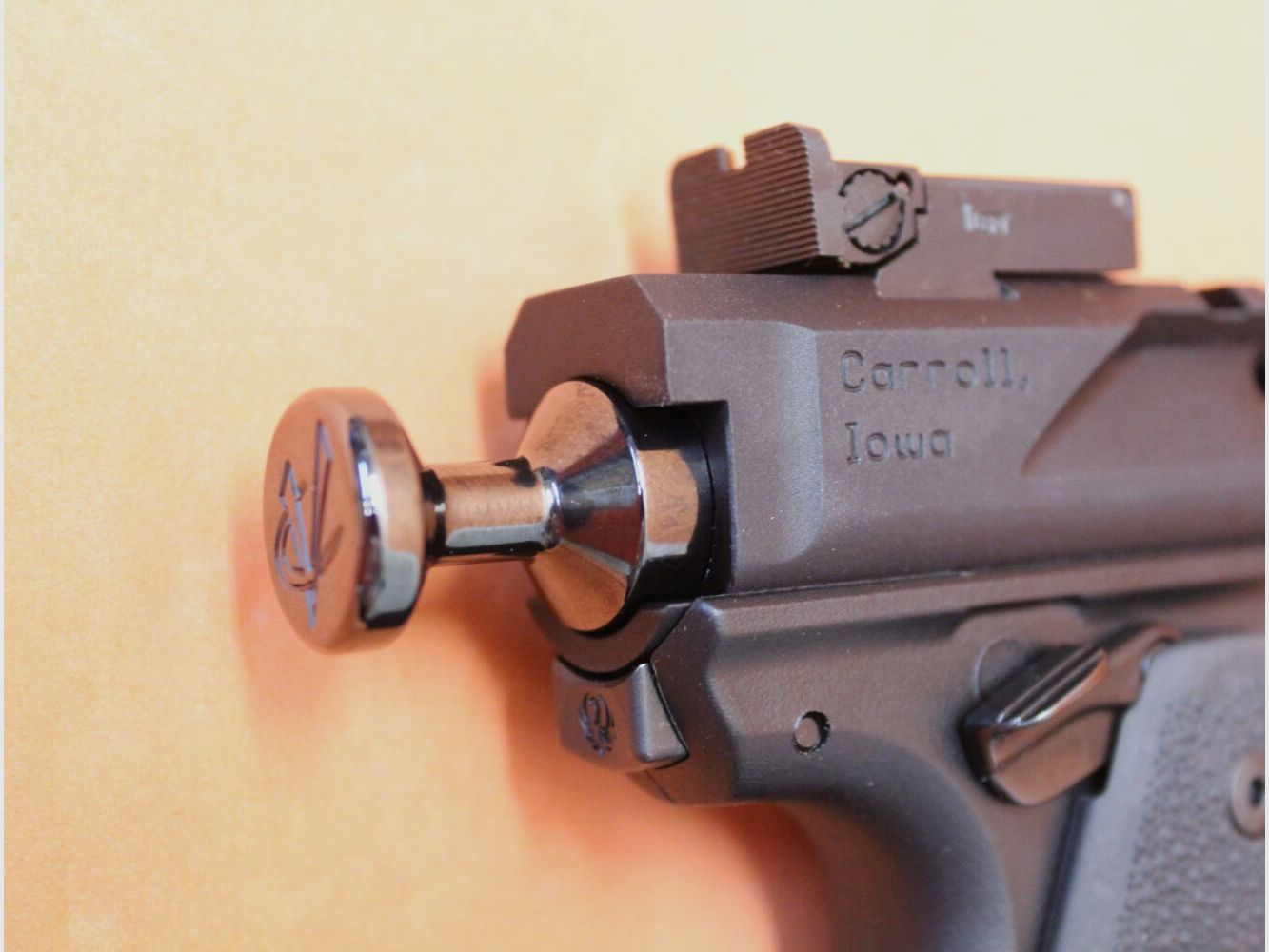 Volquartsen Ha.Pistolet .22lr Volquartsen Mk IV Frame 22/45 Black Mamba 6" lufa/ kompensator/ gwint 1/2-28