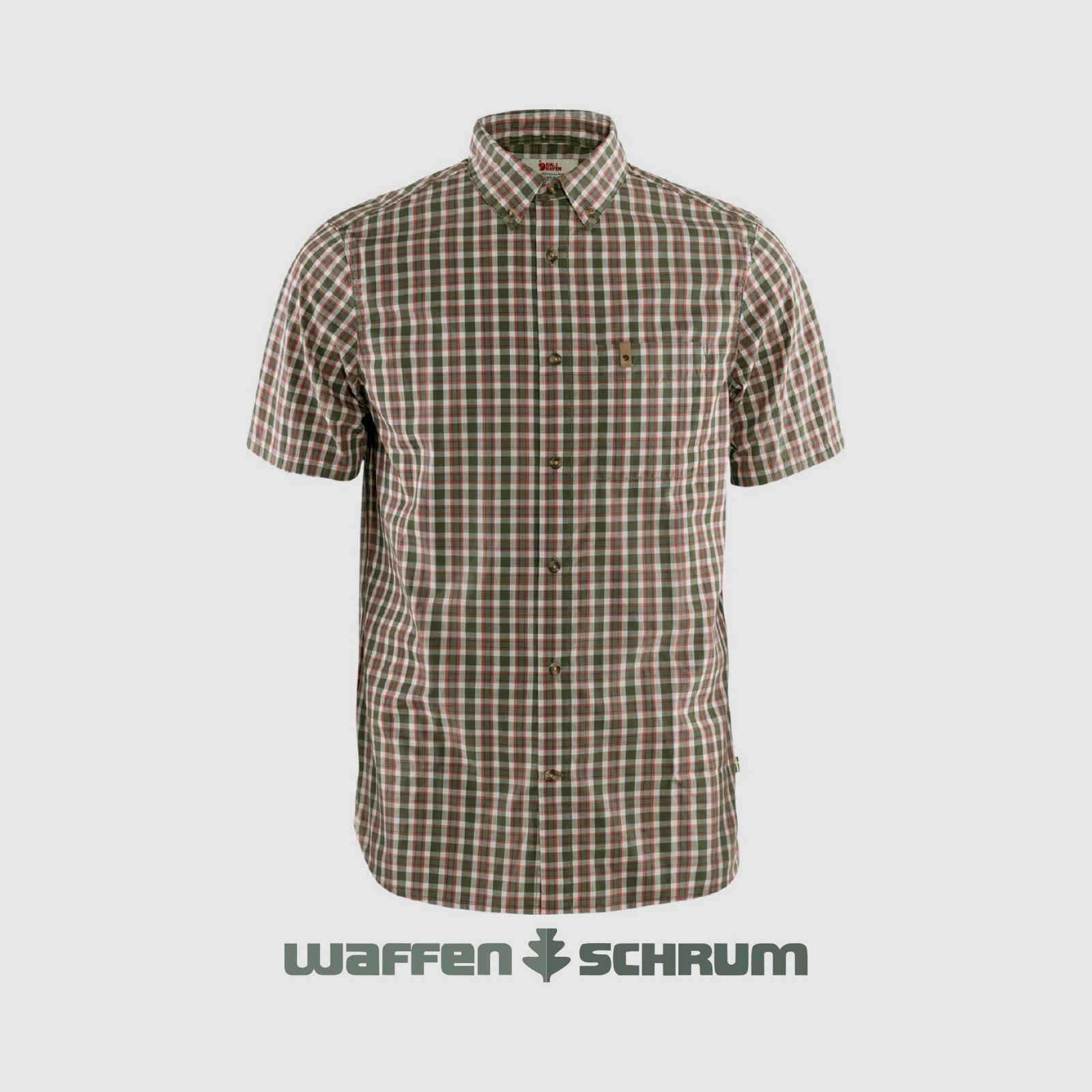 Fjällräven Hemd Övik Shirt SS Laurel Green