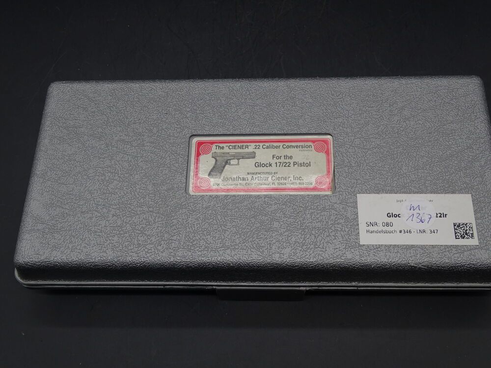 Glock 17 / 22 Ciener Conversion Kit caliber .22lr Glock 17 / 22