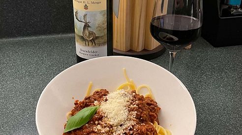 Schnelle Wildbolognese