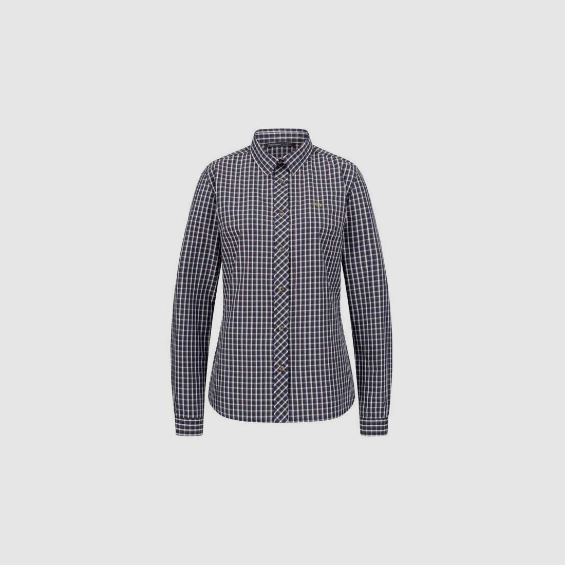 Blaser Bluse Juanita dunkelblau/weiß kariert 42