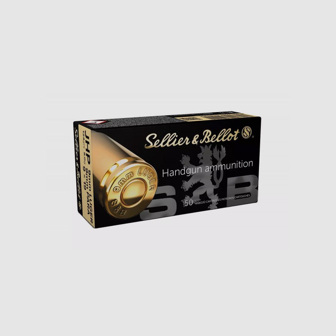 SELLIER BELLOT 9X19 JHP 124GR X50, Bild 1 von 2