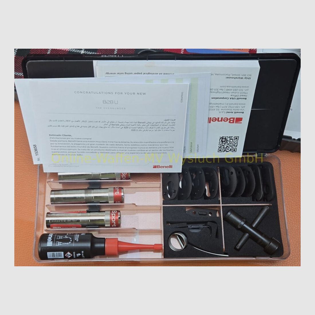 Neuware ! Benelli 828 U Black Sport 81er Läufe