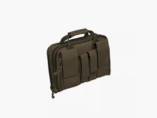 Tactical pistol case, lockable, small (34cm), olive