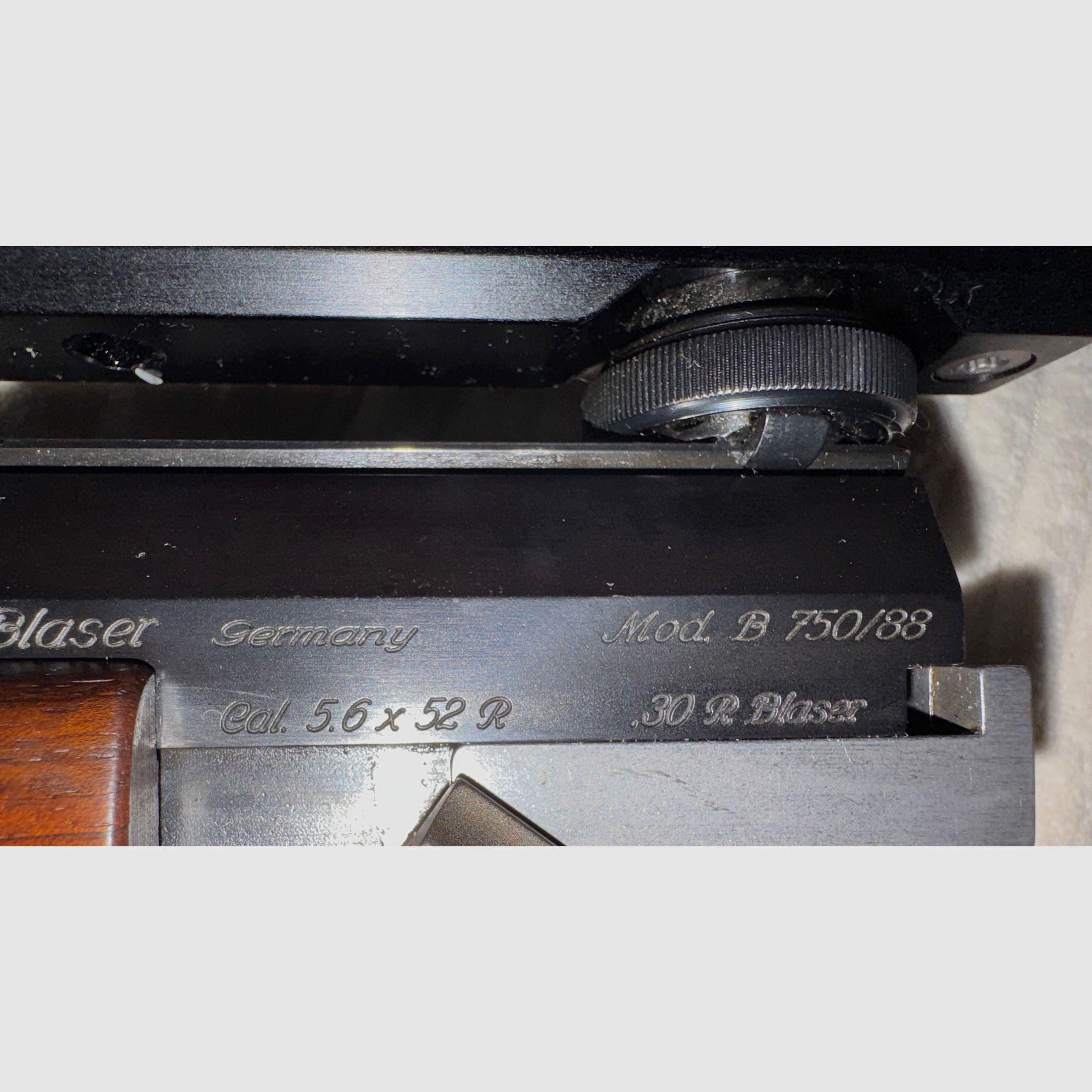 Blaser Bergstutzen B750/88 - 30 R Blaser & 5,6x52 R inkl. ZF inkl. Munition