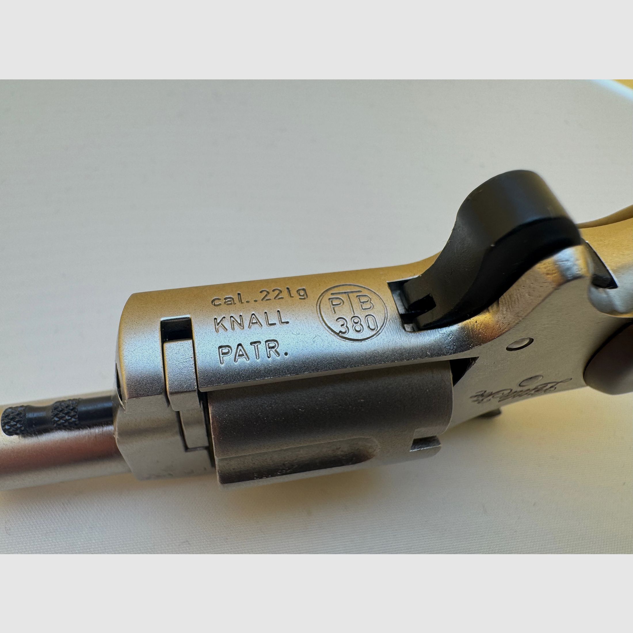 Röhm Little Joe with belt buckle - PTB 380 - caliber .22 long bang