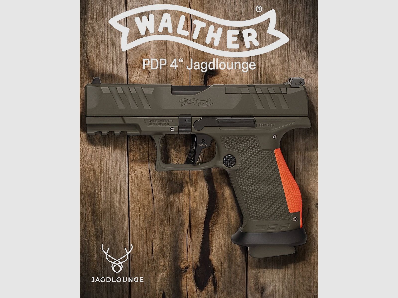 Walther PDP Compact 4” AKAH Sondermodell  Optic Ready