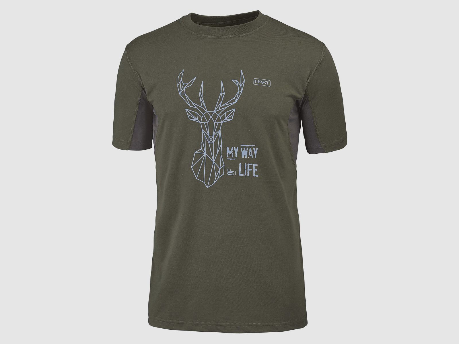 Hart Herren-T-Shirt Branded Hirsch