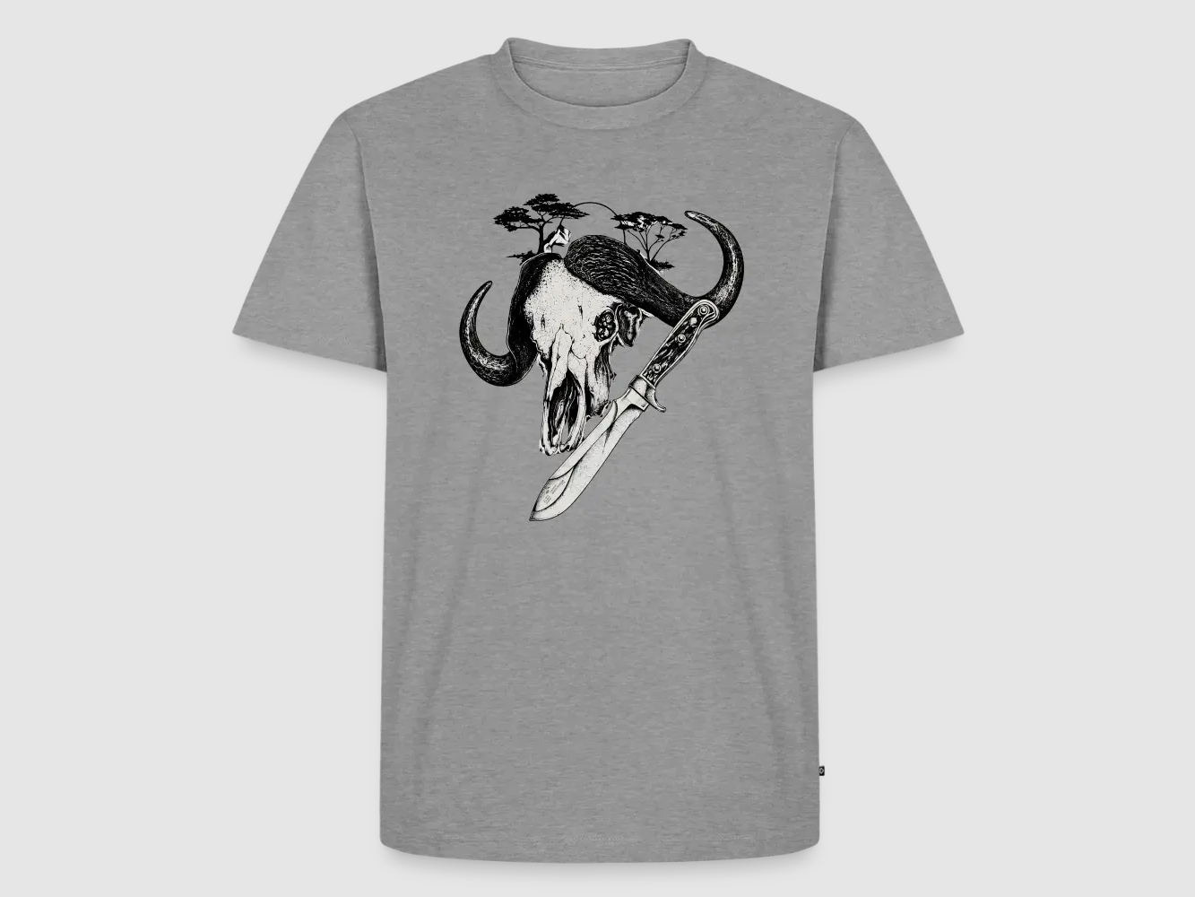 PUMA Men´s Premium T-Shirt „White Hunter – Big Game"