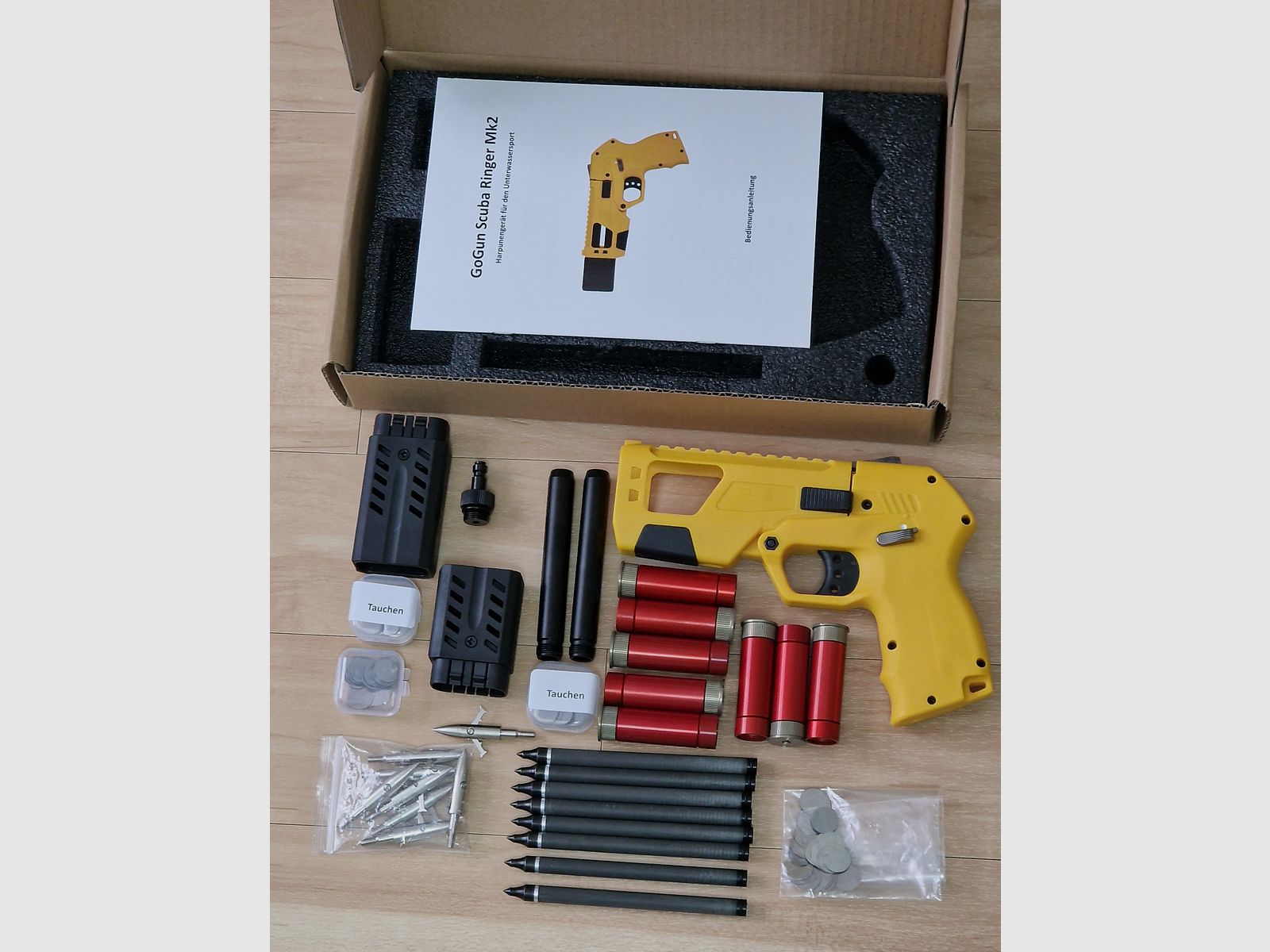 Gogun AEA Scuba Ringer MK2 appareil de sport à harpon avec pack d'accessoires