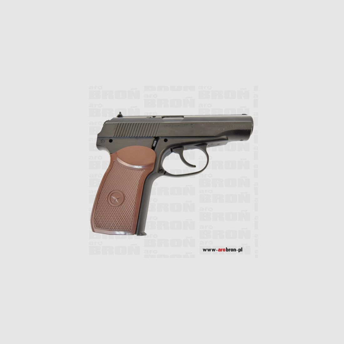 Pistolet à air comprimé Borner Makarov PM-X 4,46 mm – billes BB, CO2,, image 2 sur 2